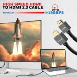 Honeywell HDMI Cable 2M – 4K Ultra HD v2.0 High-Speed 18Gbps with Ethernet for TV, Laptop, Gaming Console & Set-Top Box - Image 7
