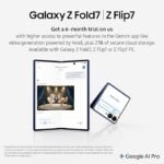 Samsung Galaxy Z Fold7 5G Smartphone with Galaxy AI (12GB RAM, 256GB Storage), Ultra Sleek Design with 200MP Camera, Powerful Snapdragon 8 Elite, Google Gemini - Image 3